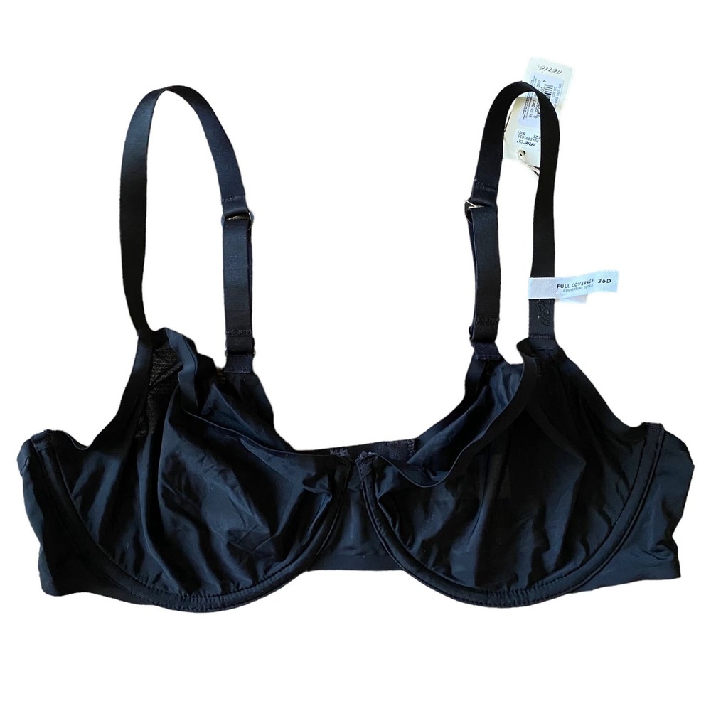 NWT Aerie Smoothez Full Coverage Unlined Bra Black 36D